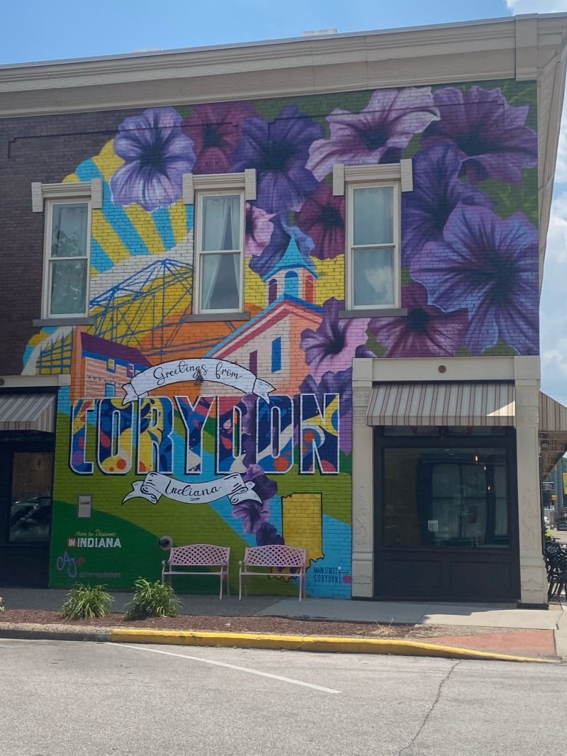 Historic downtown Corydon storefront